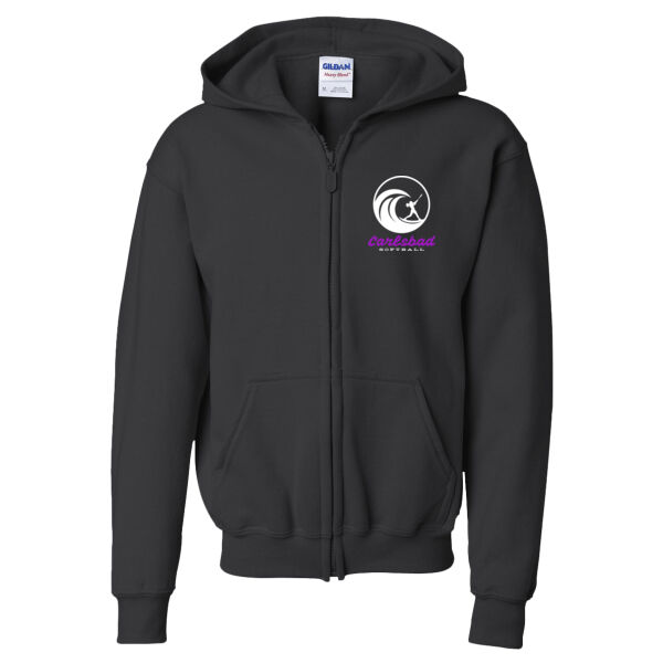 Youth Heavy Blend™ Full-Zip Hooded Sweatshirt Thumbnail