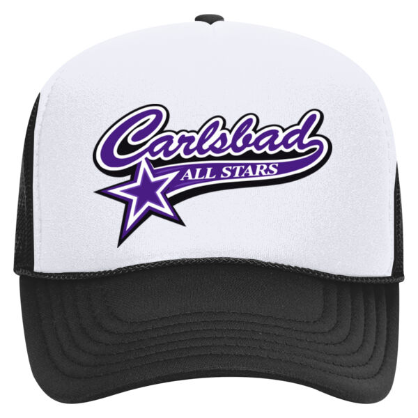 5 Panel Mid Profile Mesh Back Trucker Hat Thumbnail