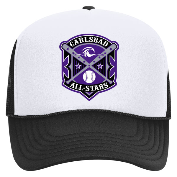 5 Panel Mid Profile Mesh Back Trucker Hat Thumbnail